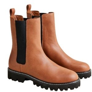 J Crew Gwen Chelsea boot sz 8 brown